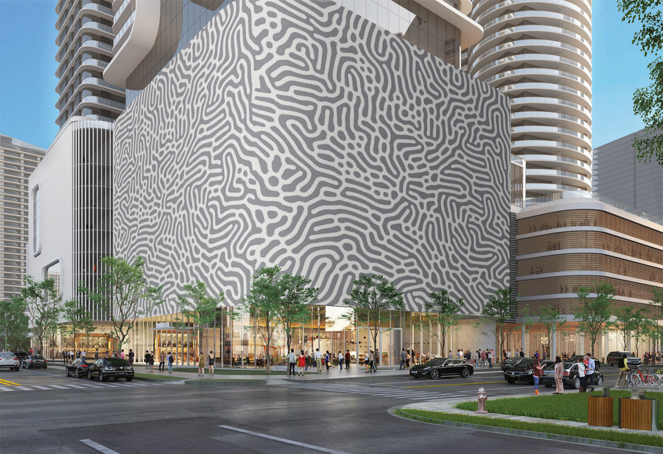 Cipriani Residences Miami tower and skyline view