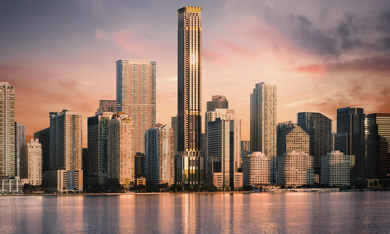 Dolce & Gabbana Residences Miami exterior rendering