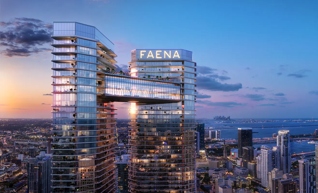Faena Residences Miami exterior rendering