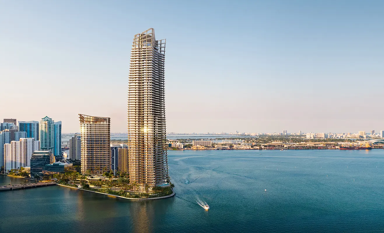 Mandarin Oriental Residences Miami exterior rendering