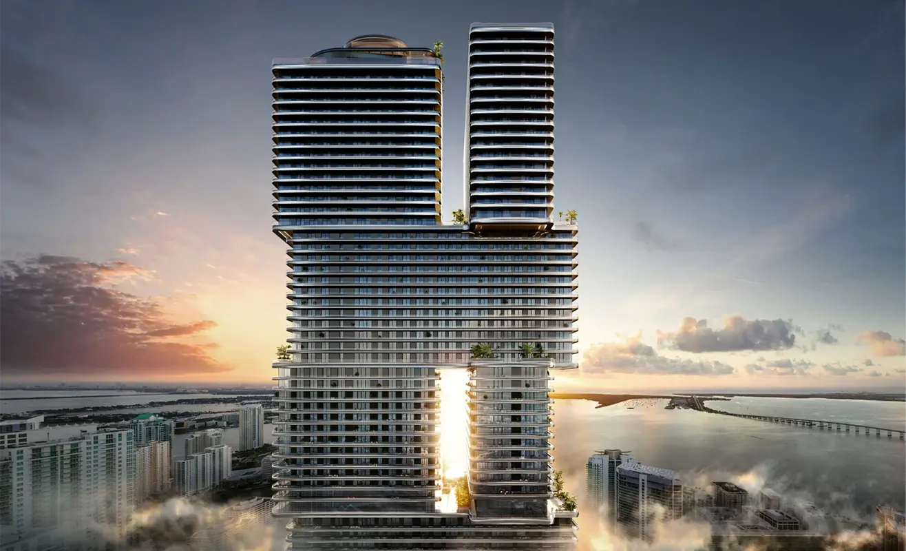 Mercedes-Benz Places Miami lobby and arrival experience