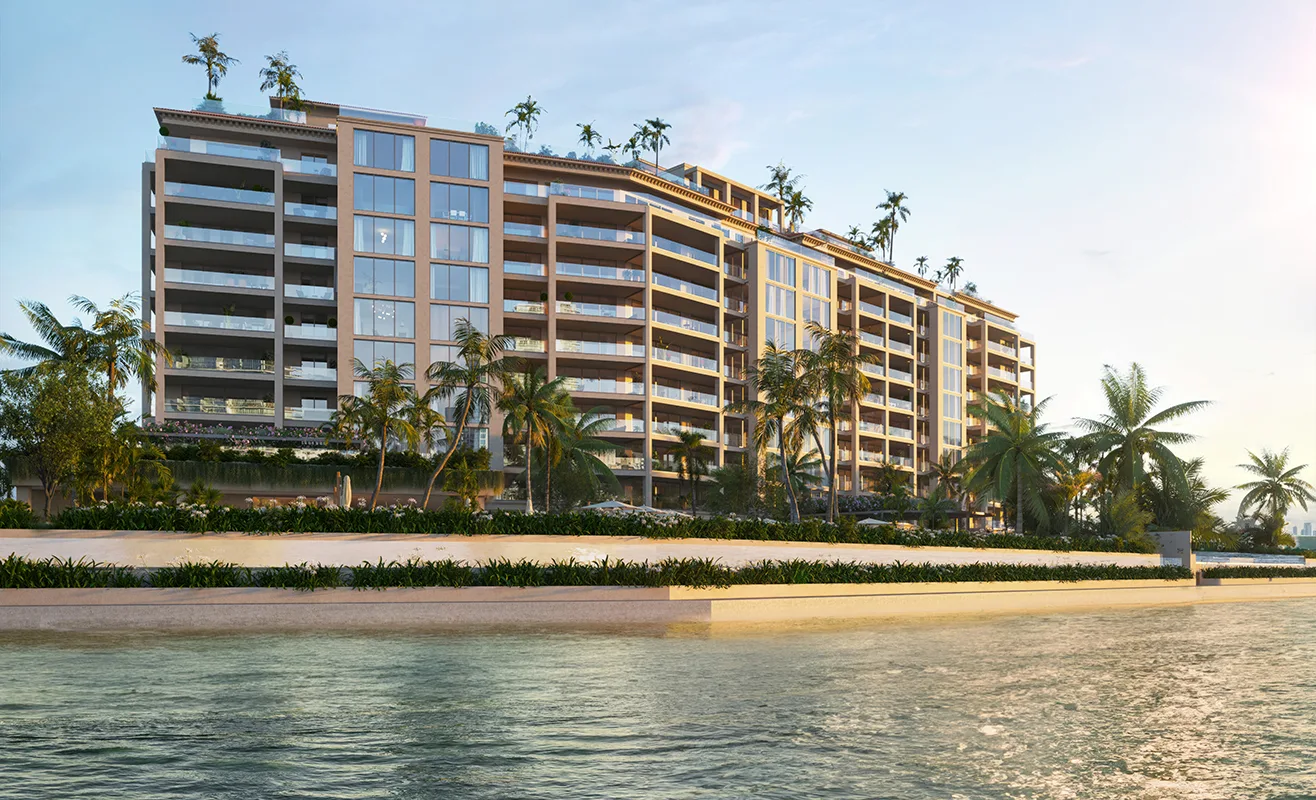 Six Fisher Island exterior rendering